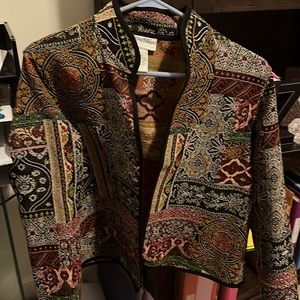 Multi color jacket buttonless